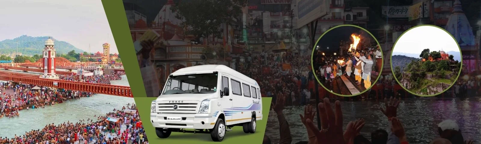 Rent 9 seater Luxury Maharaja Tempo Traveller in Haridwar