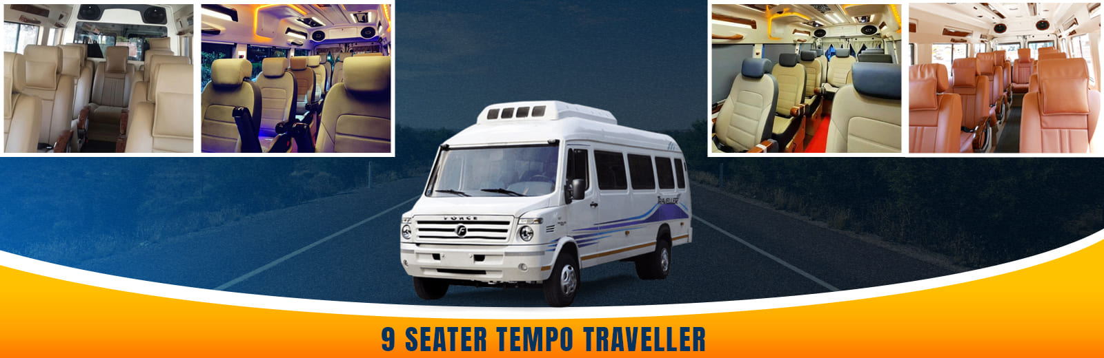 9 Seater Tempo Traveller