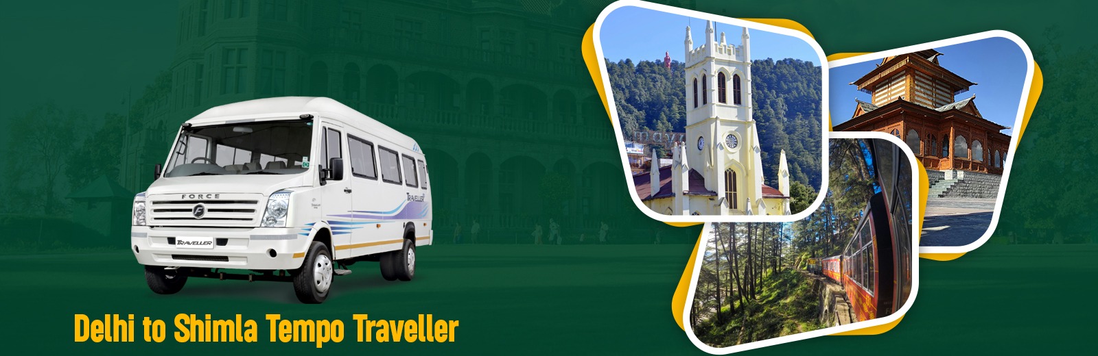 Delhi to Shimla Tempo Traveller