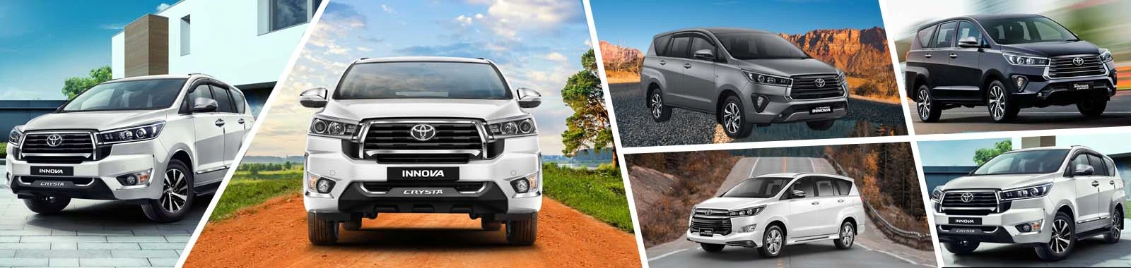 Innova Crysta on rent in Dehradun
