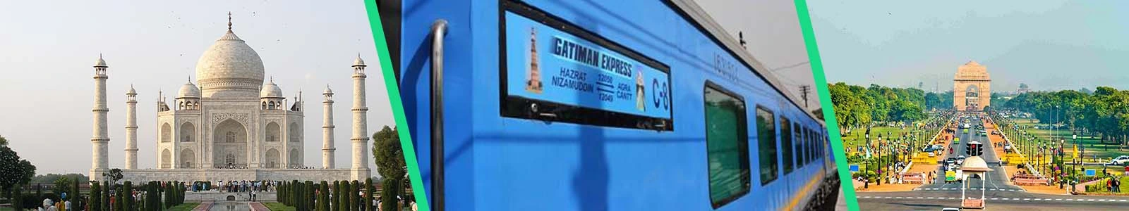 Taj Mahal Tour by Gatimaan Express Train from Delhi