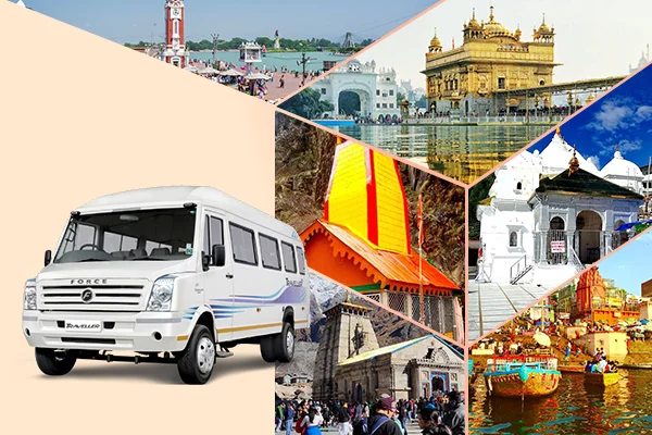 Tempo Traveller Hire for Pilgrimage Tours in North India