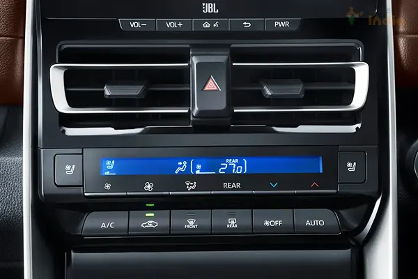 Multi-zone AC (Front & rear) Multi-zone AC (Front & rear)