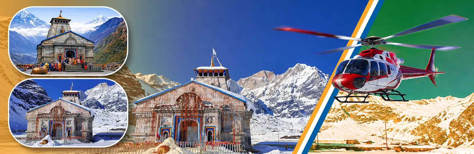 Ek Dham Yatra Package by Helicopter