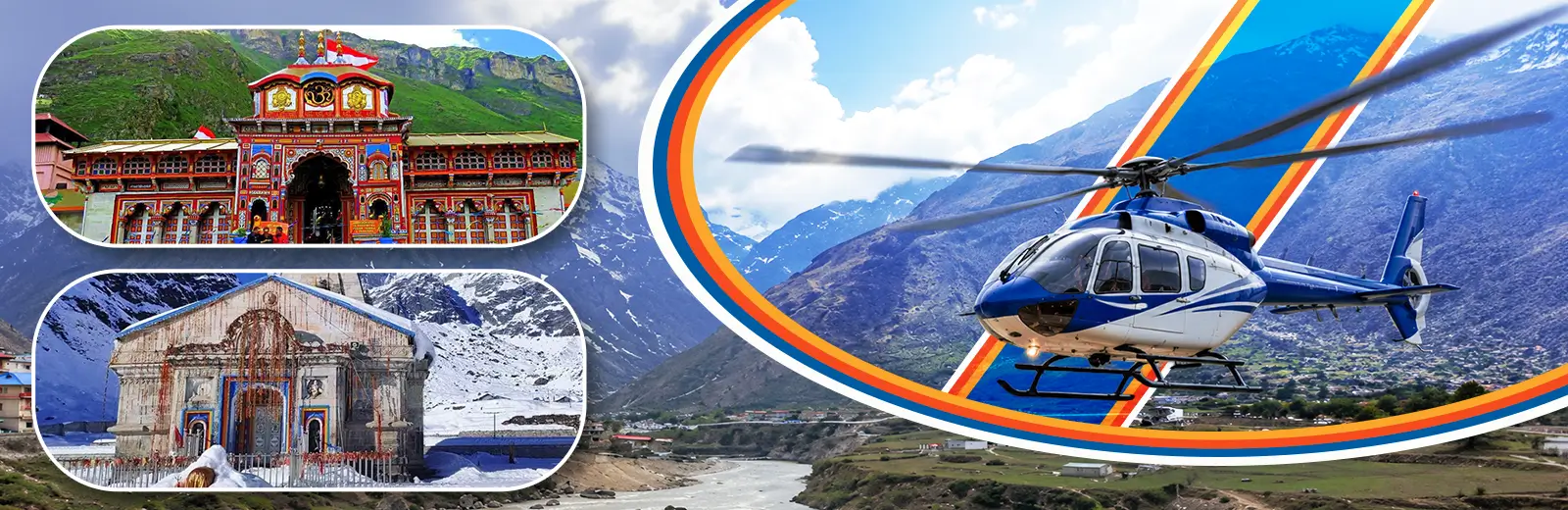 Ek Dham Yatra Package by Helicopter